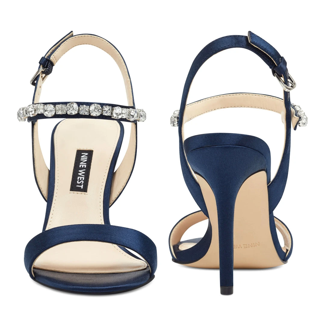 Nine West Heels Madison Open Toe Sandals 7 Nine West Heels Madison Open Toe Sandals