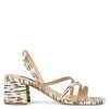 Nine West Metallic Mindset Maeve Block Heel Sandals
