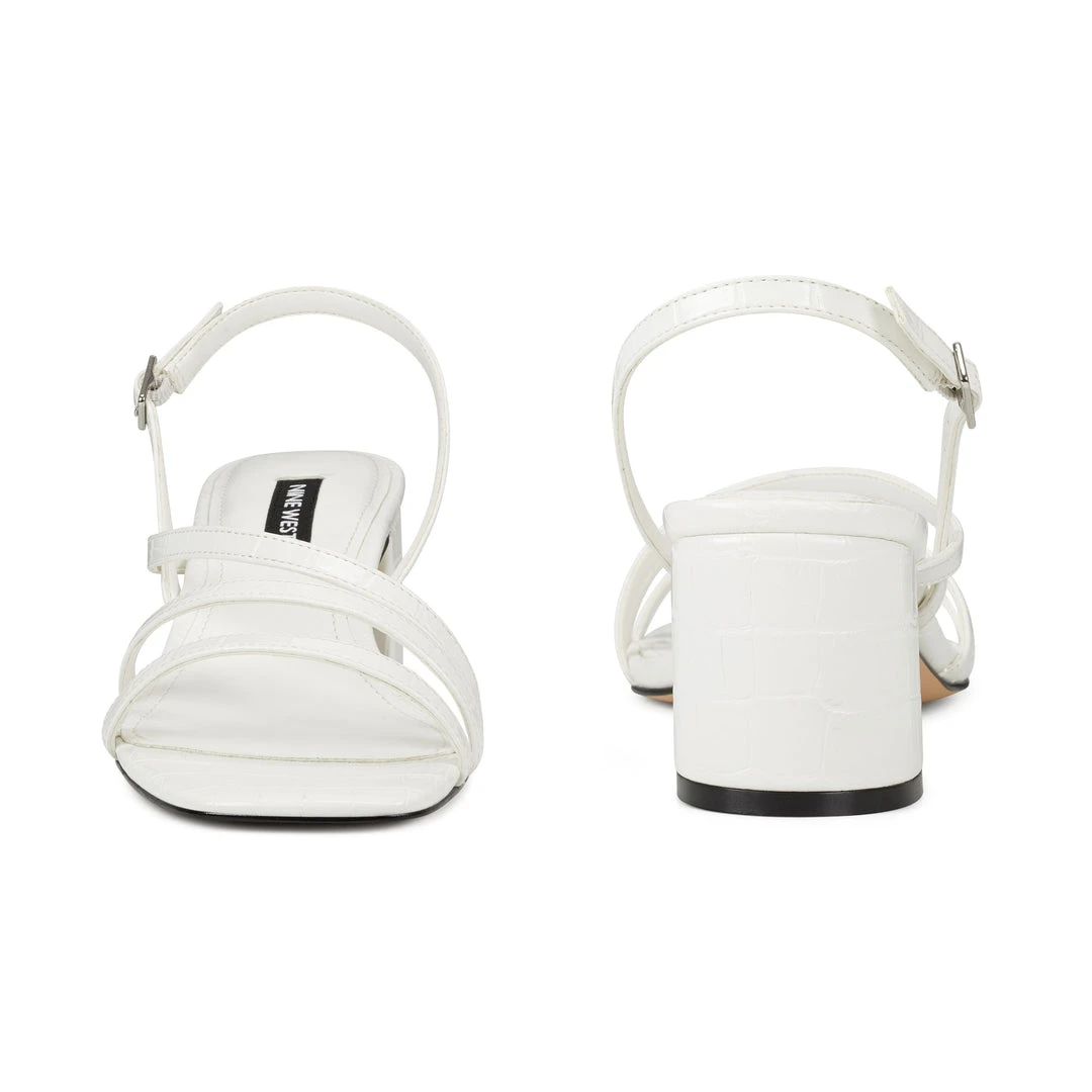 Nine West Maeve Block Heel Sandals Heels 7 Nine West Maeve Block Heel Sandals Heels