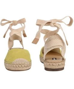 Nine West Lace It Up Mage Flat Ankle Wrap Espadrille Sandal 10 Nine West Lace It Up Mage Flat Ankle Wrap Espadrille Sandal