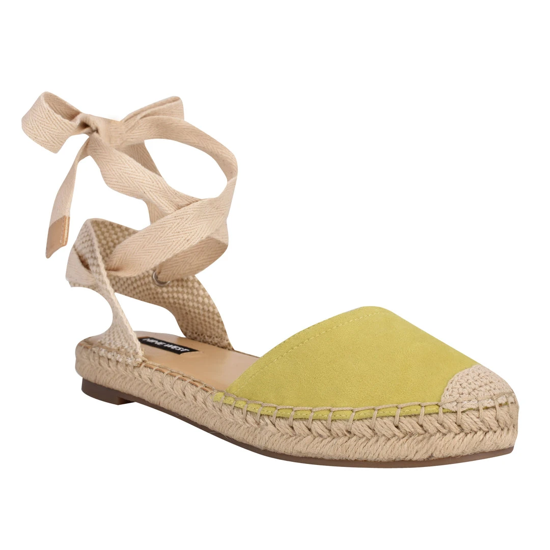 Nine West Lace It Up Mage Flat Ankle Wrap Espadrille Sandal 4 Nine West Lace It Up Mage Flat Ankle Wrap Espadrille Sandal