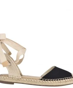 Nine West Mage Flat Ankle Wrap Espadrille Sandal Lace It Up