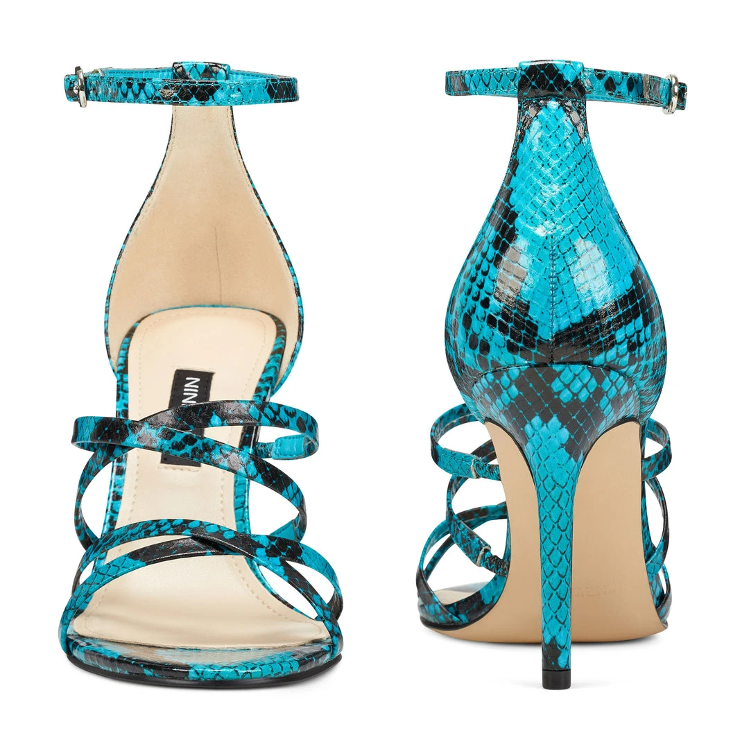 Nine West Heels Malina Heel Sandals 7 Nine West Heels Malina Heel Sandals