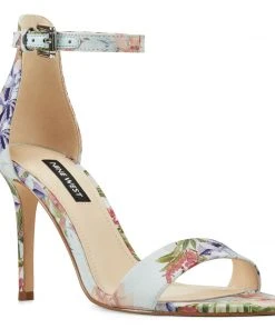 Nine West Heels Mana Ankle Strap Sandals 9 Nine West Heels Mana Ankle Strap Sandals