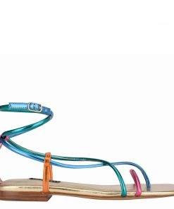 Nine West Mandie Strappy Flat Sandals