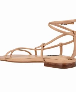 Nine West Mandie Strappy Flat Sandals 9 Nine West Mandie Strappy Flat Sandals