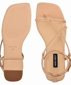 Nine West Mandie Strappy Flat Sandals 11 Nine West Mandie Strappy Flat Sandals