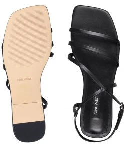 Nine West Flats Mani Strappy Flat Sandals