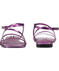 Nine West Mani Strappy Flat Sandals Flats 12 Nine West Mani Strappy Flat Sandals Flats