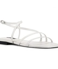 Nine West Mani Strappy Flat Sandals Flats