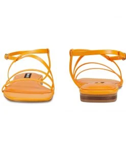 Nine West Flats Mani Strappy Flat Sandals 12 Nine West Flats Mani Strappy Flat Sandals