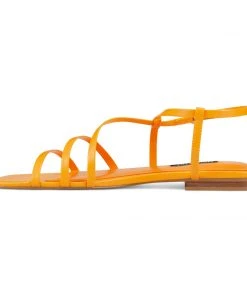 Nine West Flats Mani Strappy Flat Sandals 11 Nine West Flats Mani Strappy Flat Sandals