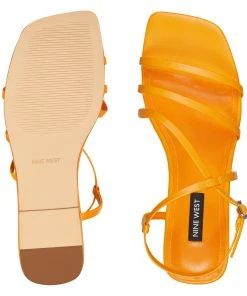 Nine West Flats Mani Strappy Flat Sandals 13 Nine West Flats Mani Strappy Flat Sandals