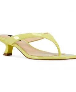 Nine West Manold Heeled Thong Sandals Heels