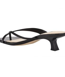 Nine West Heel Appeal Marigol Heeled Thong Sandals 9 Nine West Heel Appeal Marigol Heeled Thong Sandals