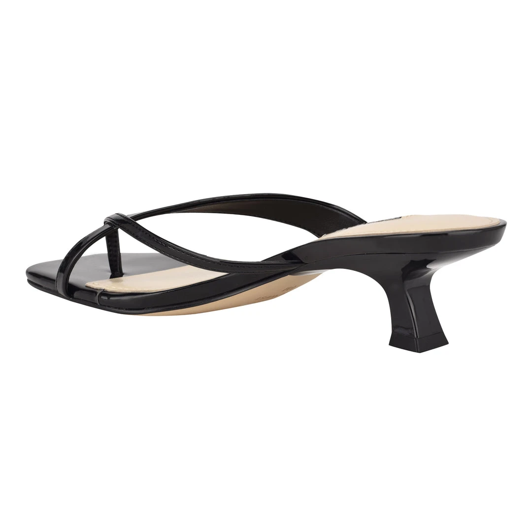 Nine West Heel Appeal Marigol Heeled Thong Sandals 5 Nine West Heel Appeal Marigol Heeled Thong Sandals