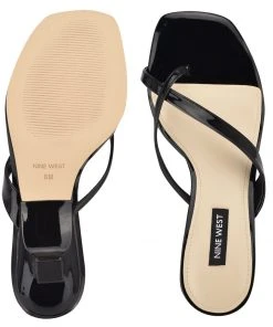 Nine West Heel Appeal Marigol Heeled Thong Sandals 11 Nine West Heel Appeal Marigol Heeled Thong Sandals