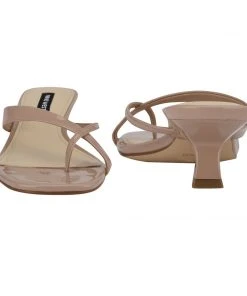 Nine West Marigol Heeled Thong Sandals 10 Nine West Marigol Heeled Thong Sandals