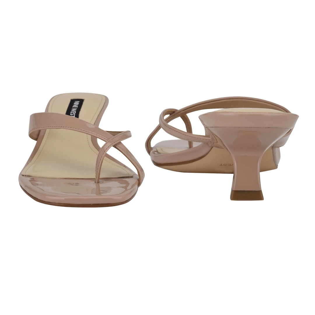 Nine West Marigol Heeled Thong Sandals 6 Nine West Marigol Heeled Thong Sandals