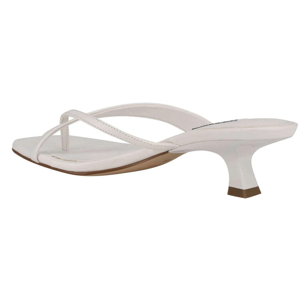 Nine West Heel Appeal Marigol Heeled Thong Sandals 5 Nine West Heel Appeal Marigol Heeled Thong Sandals