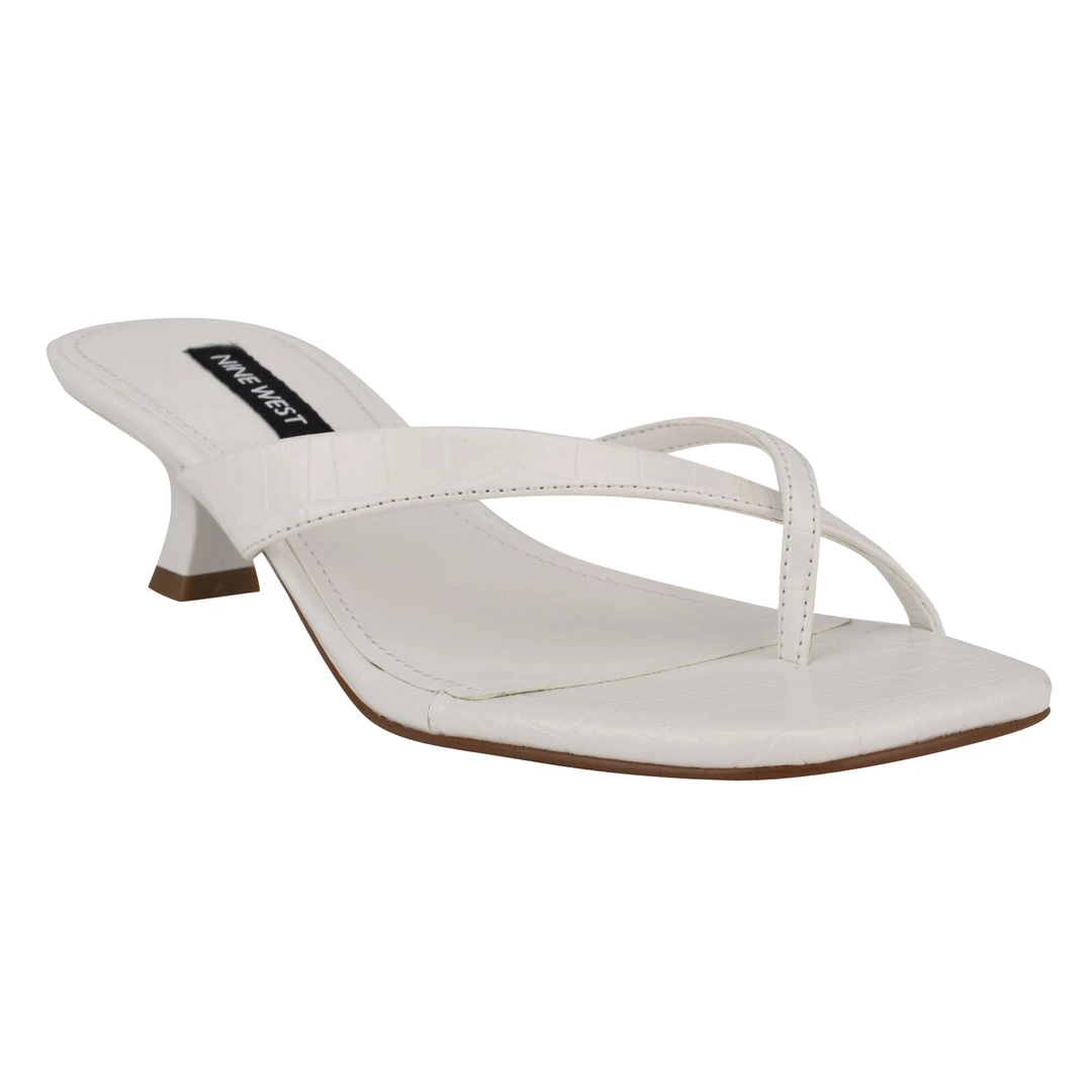Nine West Heel Appeal Marigol Heeled Thong Sandals 4 Nine West Heel Appeal Marigol Heeled Thong Sandals
