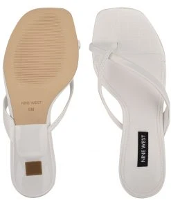 Nine West Heel Appeal Marigol Heeled Thong Sandals 11 Nine West Heel Appeal Marigol Heeled Thong Sandals