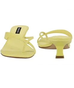 Nine West Marigol Heeled Thong Sandals Color Pop