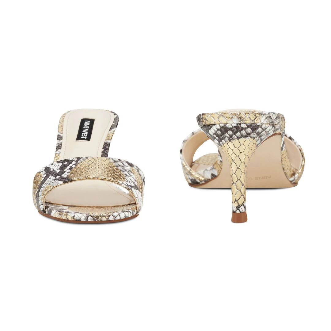 Nine West Marina Heeled Slide Sandals Heel Appeal 7 Nine West Marina Heeled Slide Sandals Heel Appeal