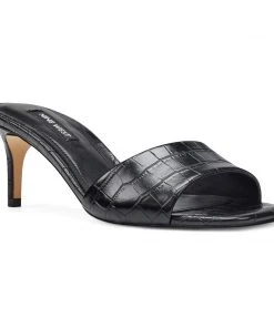 Nine West Marina Heeled Slide Sandals Heel Appeal