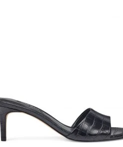 Nine West Marina Heeled Slide Sandals Heel Appeal
