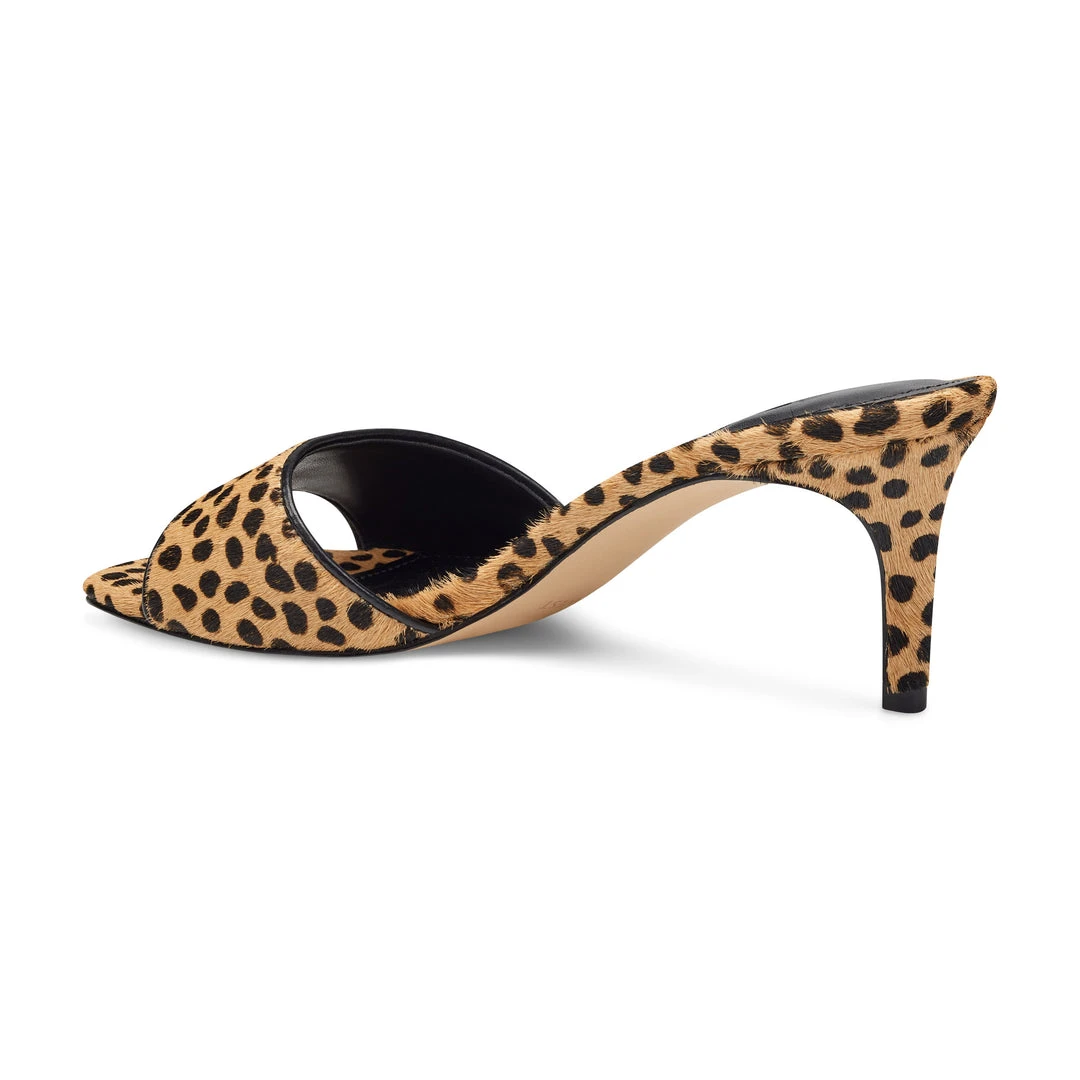 Nine West Marina Heeled Slide Sandals 5 Nine West Marina Heeled Slide Sandals