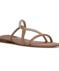 Nine West Shoes Meaa Flat Slide Sandals 8 Nine West Shoes Meaa Flat Slide Sandals