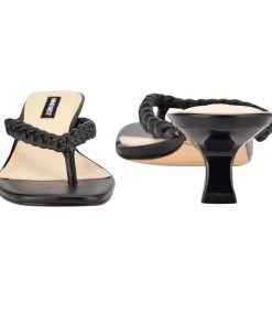 Nine West Meka Heeled Thong Sandals