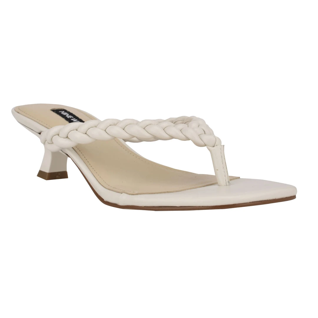 Nine West Heel Appeal Meka Heeled Thong Sandals 4 Nine West Heel Appeal Meka Heeled Thong Sandals