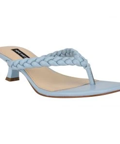 Nine West Heel Appeal Meka Heeled Thong Sandals