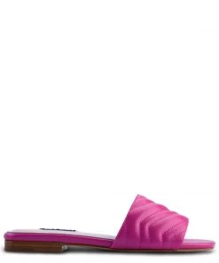 Nine West Mends Flat Slide Sandals Color Pop