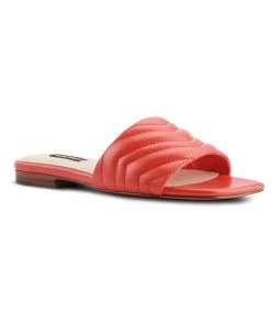 Nine West Mends Flat Slide Sandals Color Pop 8 Nine West Mends Flat Slide Sandals Color Pop