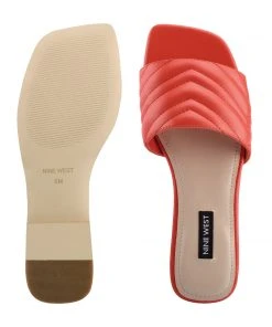 Nine West Mends Flat Slide Sandals Color Pop 11 Nine West Mends Flat Slide Sandals Color Pop