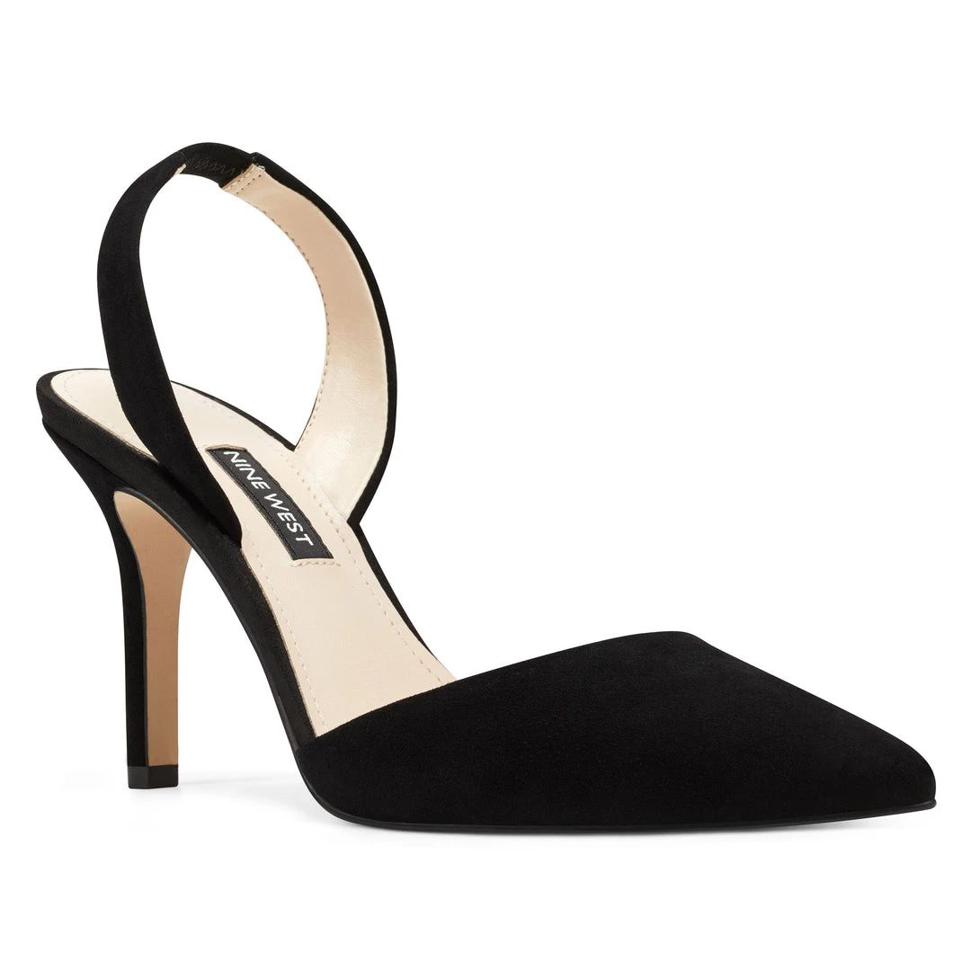 Nine West Heels Meredith Pointy Toe Slingbacks 4 Nine West Heels Meredith Pointy Toe Slingbacks