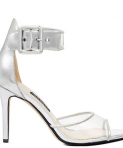 Nine West Metallic Mindset Mila Open Toe Sandals