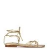 Nine West Minus Ankle Wrap Flat Sandals