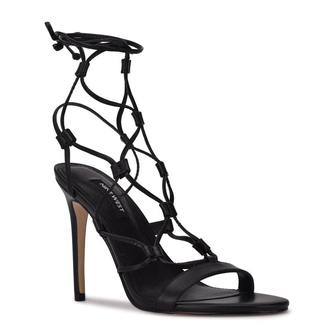 Nine West Mix Ankle Wrap Sandals Lace It Up 4 Nine West Mix Ankle Wrap Sandals Lace It Up