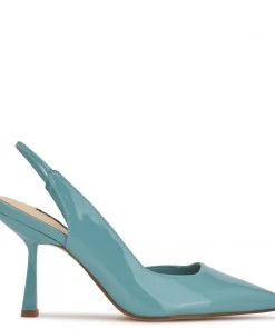 Nine West Mollie Pointy Toe Heeled Slingbacks Color Pop