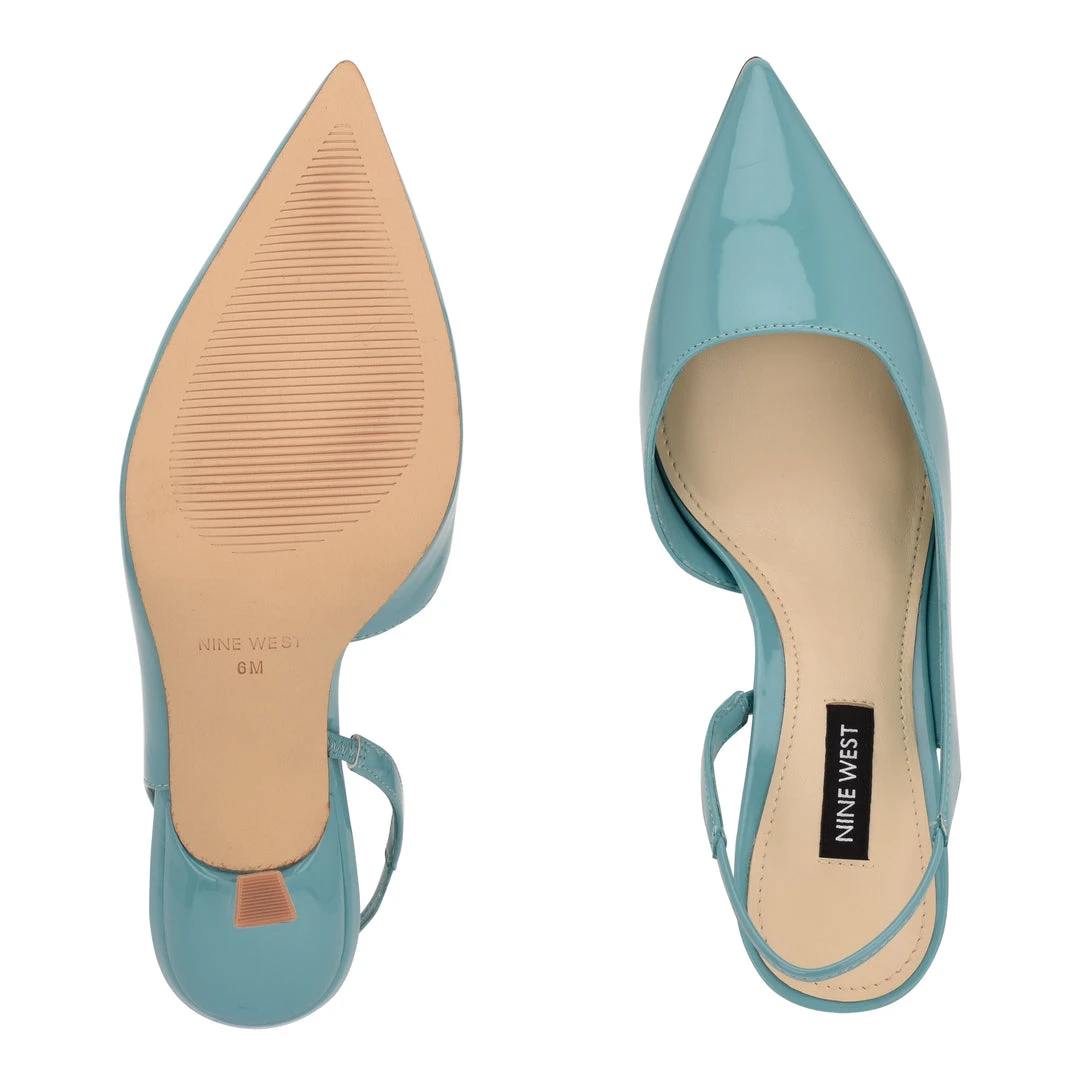 Nine West Mollie Pointy Toe Heeled Slingbacks Color Pop 7 Nine West Mollie Pointy Toe Heeled Slingbacks Color Pop