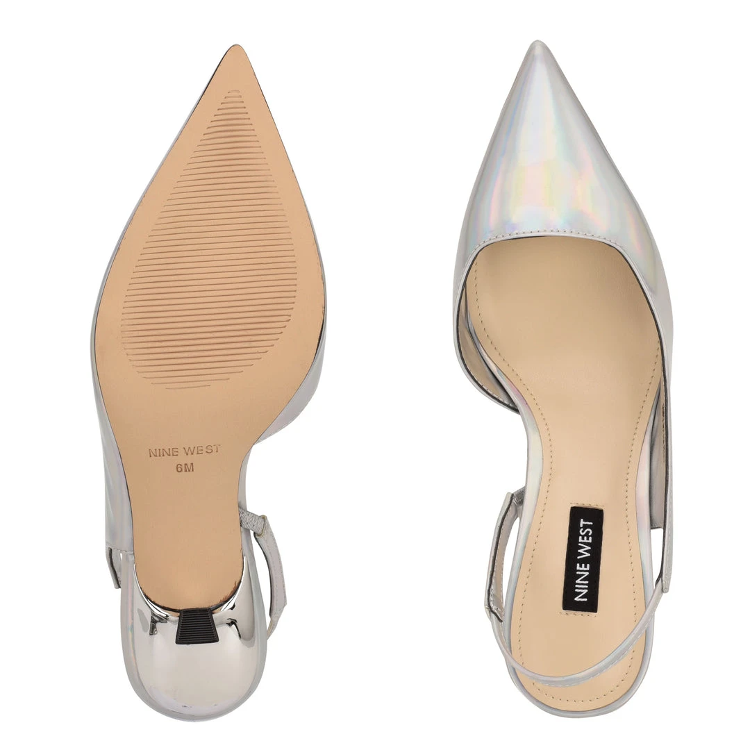 Nine West Mollie Pointy Toe Heeled Slingbacks 7 Nine West Mollie Pointy Toe Heeled Slingbacks