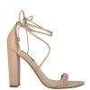 Nine West Lace It Up Monikka Ankle Wrap Heeled Sandal