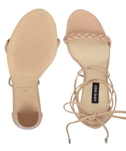 Nine West Lace It Up Monikka Ankle Wrap Heeled Sandal 11 Nine West Lace It Up Monikka Ankle Wrap Heeled Sandal