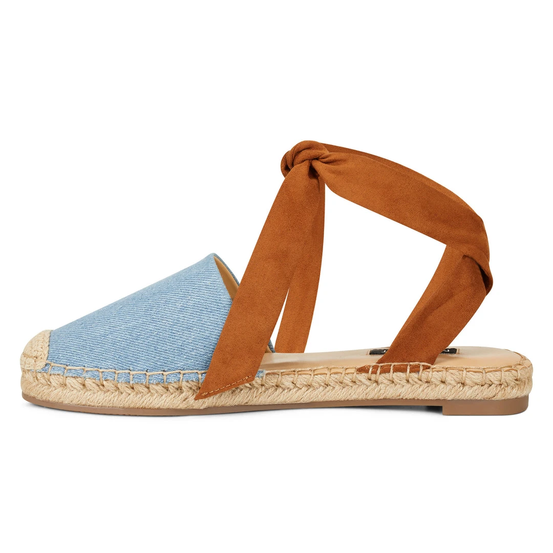 Nine West More Flat Espadrille Sandal 6 Nine West More Flat Espadrille Sandal