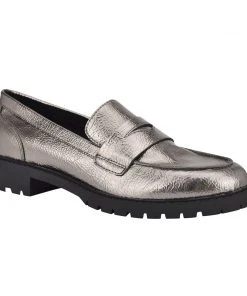 Nine West Metallic Mindset Naveen Loafers 9 Nine West Metallic Mindset Naveen Loafers