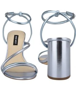 Nine West Heels Nelly Heeled Strappy Sandals 10 Nine West Heels Nelly Heeled Strappy Sandals